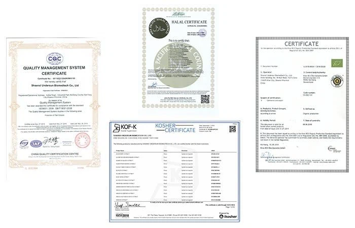 Oat Β-Glucan factory certification